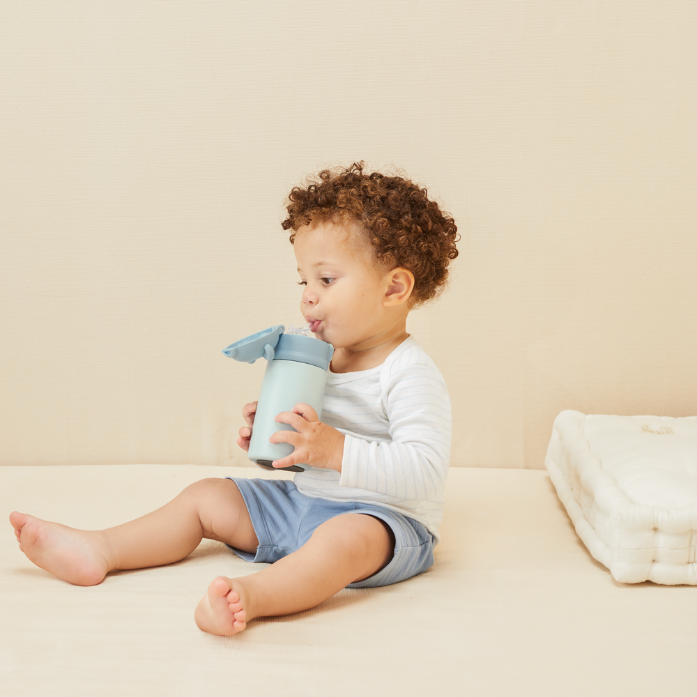 Copo Térmico Parede Dupla Ursinho Azul Buba