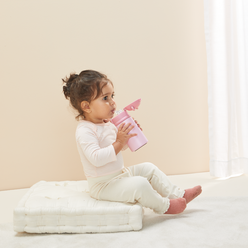 Copo Térmico Parede Dupla Ursinho Rosa Buba