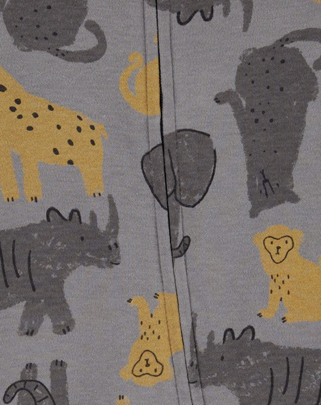Pijama Algodão Cinza Animais