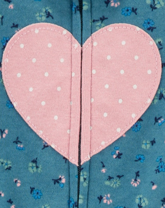 Pijama Coração/Floral Carter's