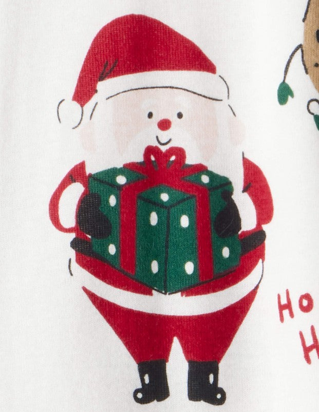 Pijama Algodão Natal Branco Carter's