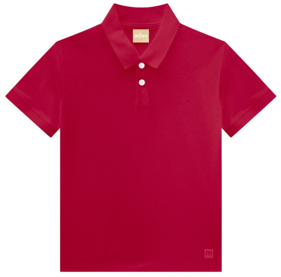 Camiseta Polo Vermelha Milon
