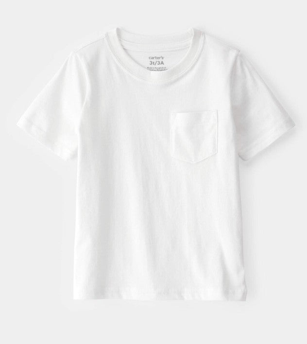 Camiseta Branca Bolso Carter's