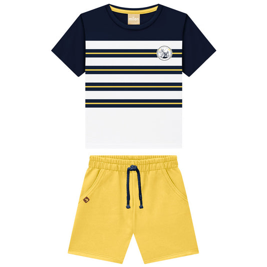 Conjunto Infantil Menino Listras Milon