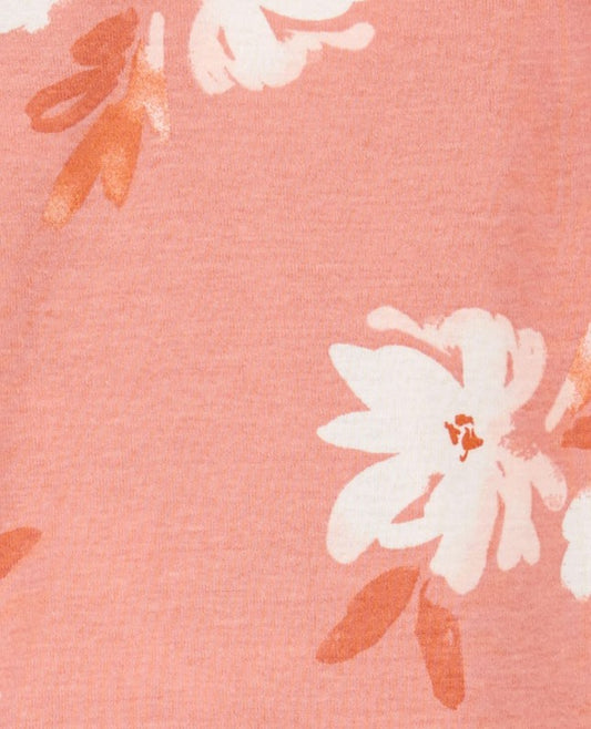 Pijama e Conjunto Floral Com Touca Carter's