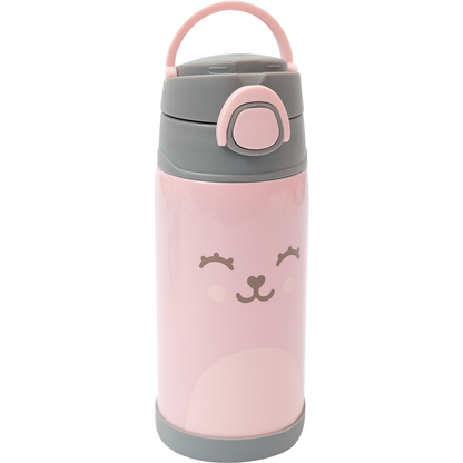 Copo Térmico Parede Dupla Gumy Rosa Buba