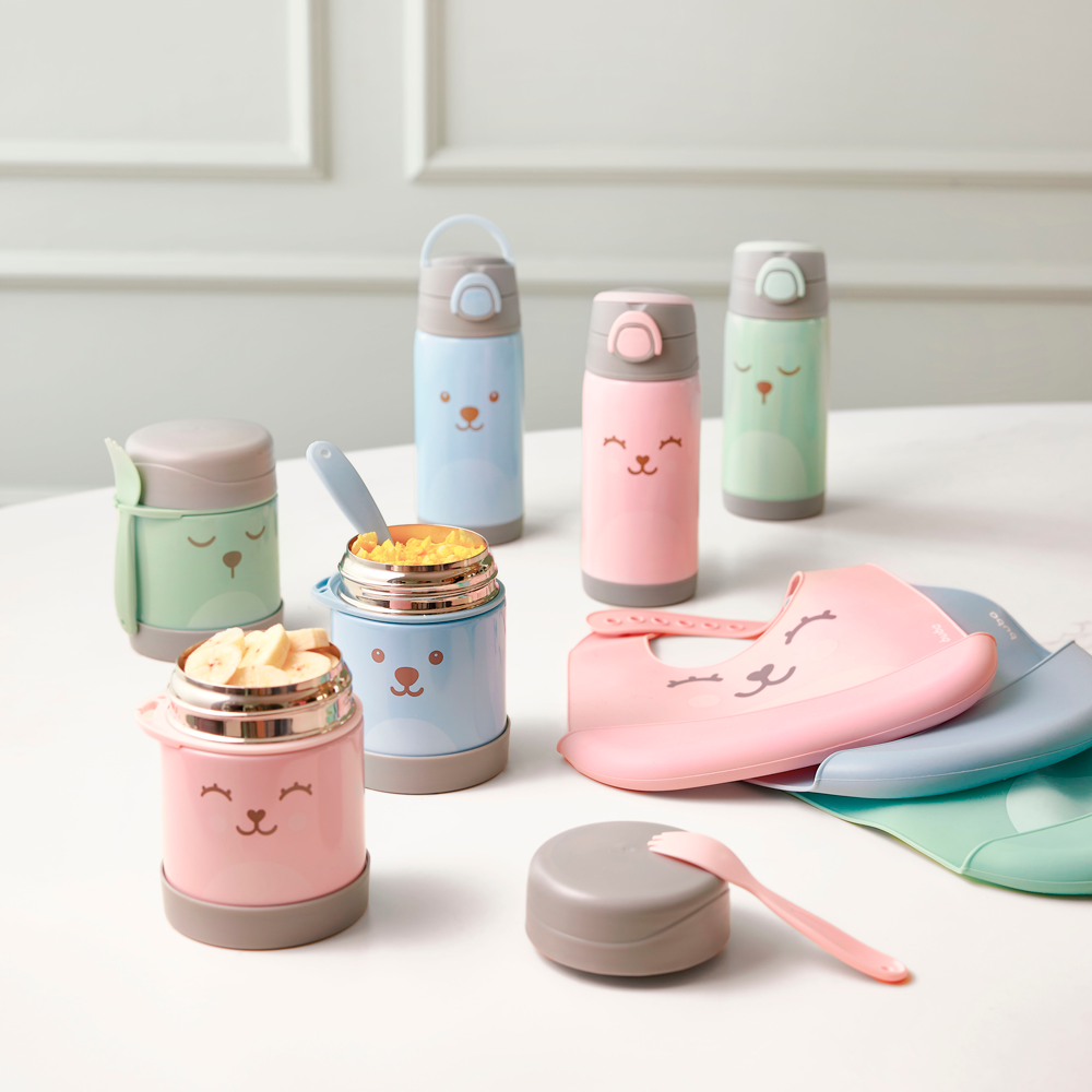 Copo Térmico Parede Dupla Gumy Rosa Buba