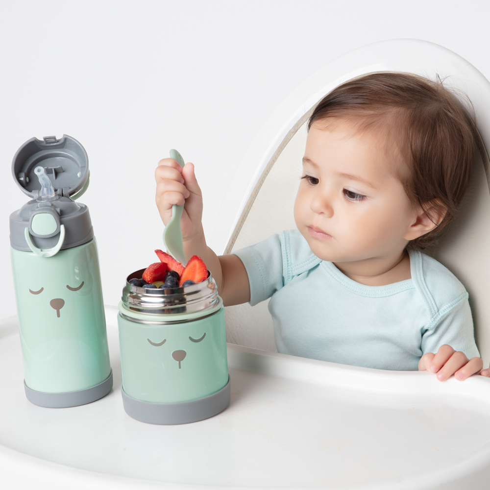 Copo Térmico Parede Dupla Gumy Verde Buba