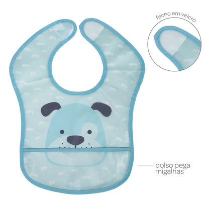 Babador Buba Com Bolso Cachorrinho Buba