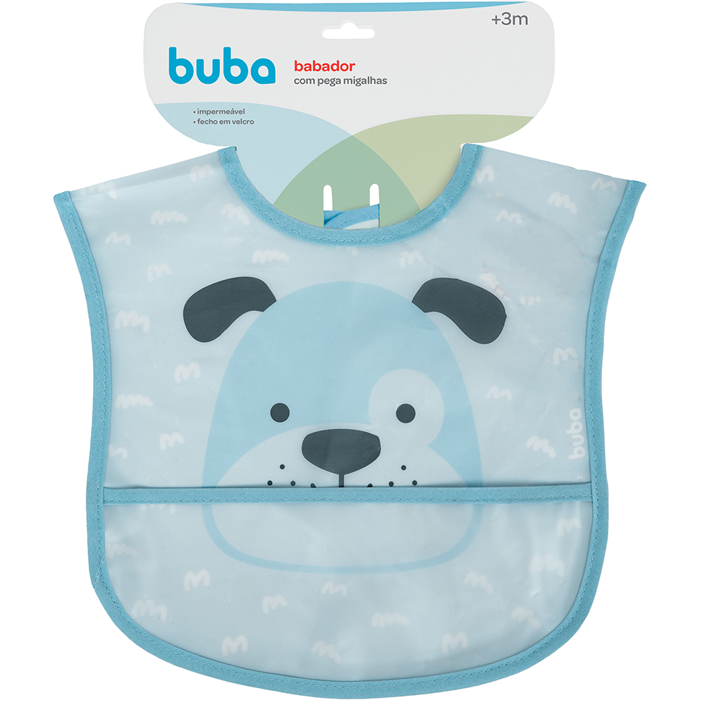 Babador Buba Com Bolso Cachorrinho Buba
