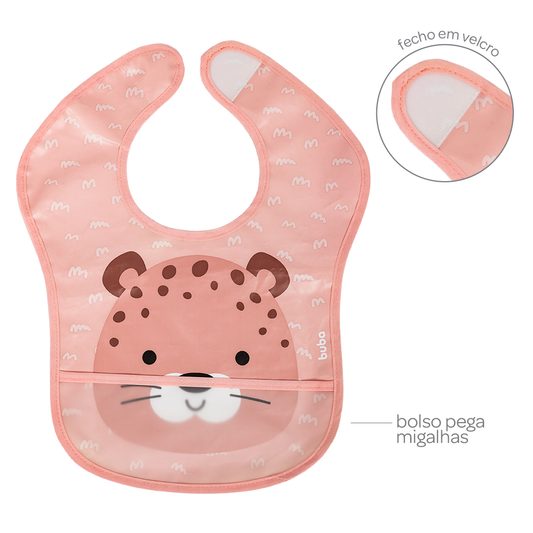 Babador Com Bolso Oncinha Buba