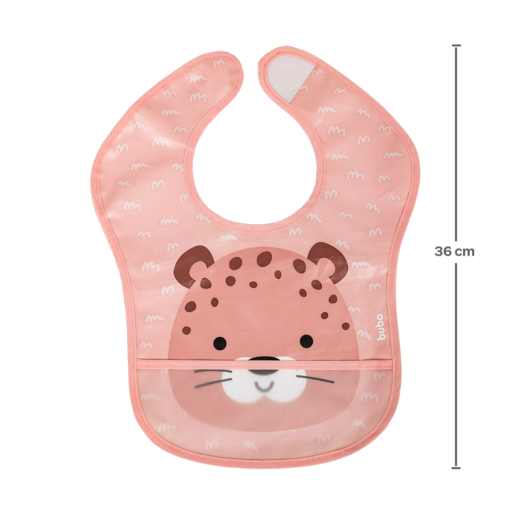 Babador Com Bolso Oncinha Buba