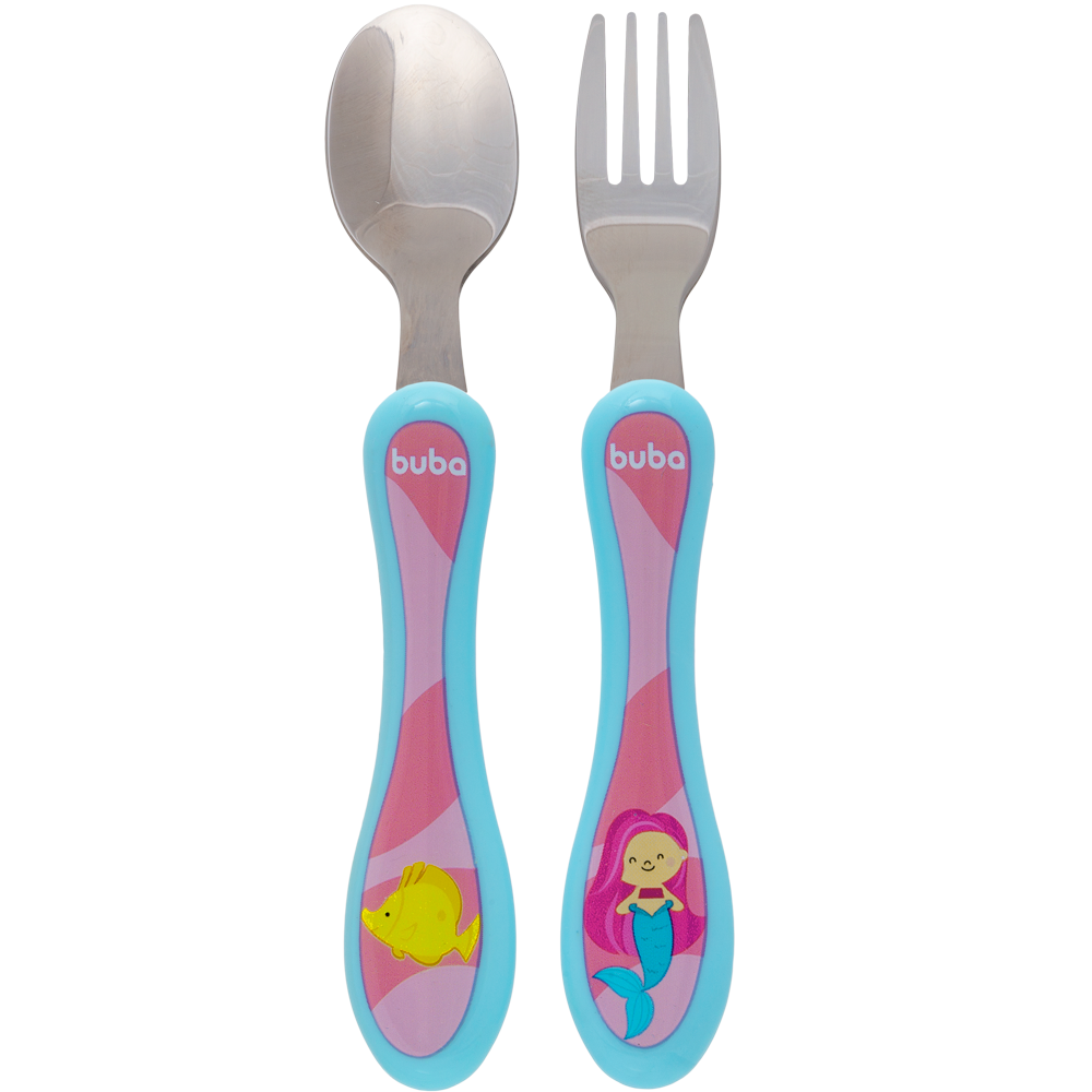 Kit Talheres Aventuras Sereia Buba