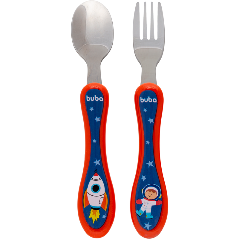 Kit Talheres Aventuras Astronauta Buba