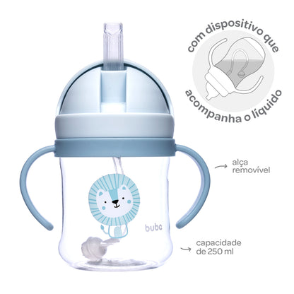 Copo com Dispositivo Canudo Leãozinho Buba