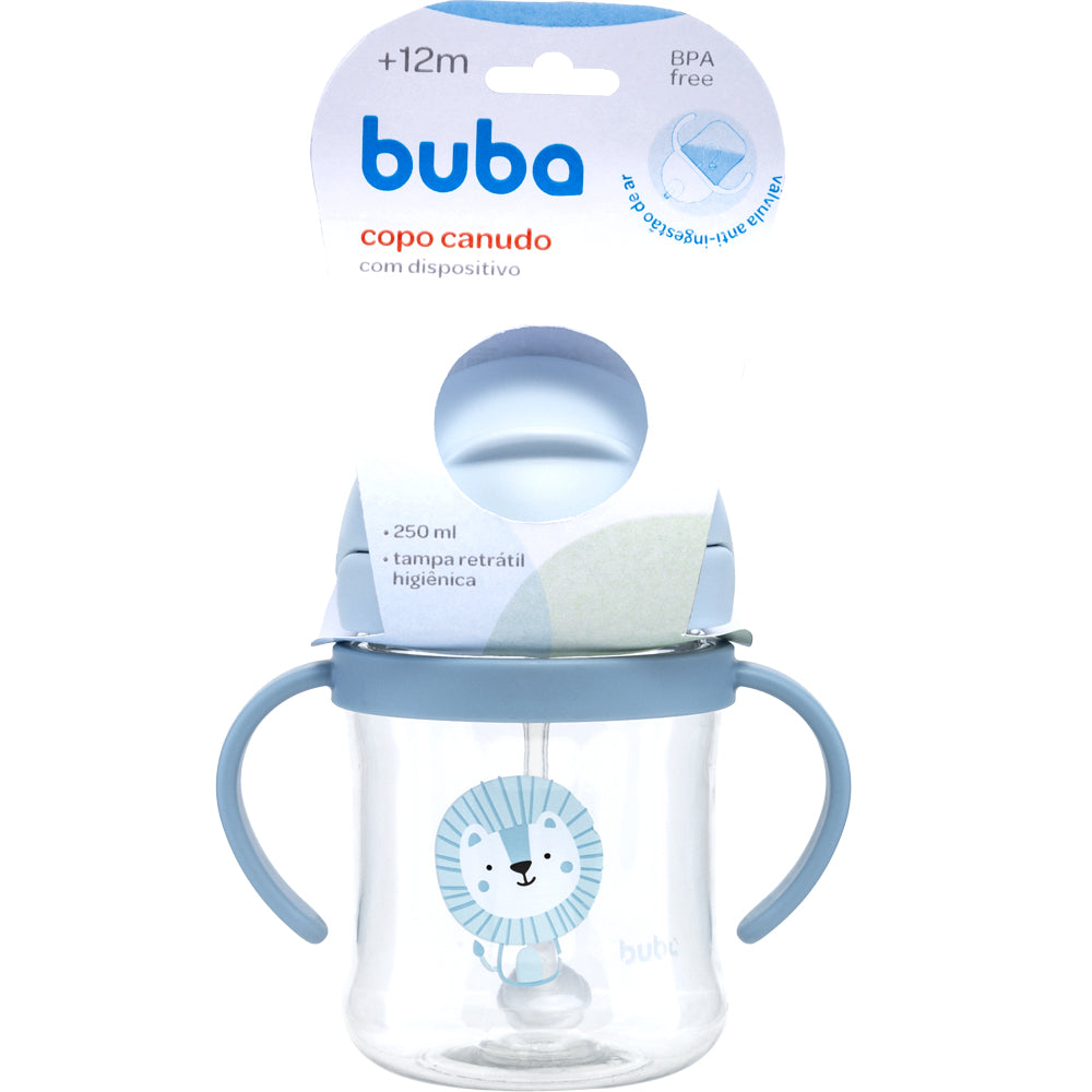 Copo com Dispositivo Canudo Leãozinho Buba