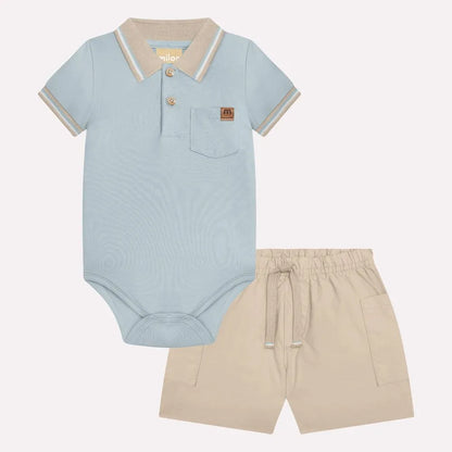 Conjunto Bebê Menino com Bolsos Milon