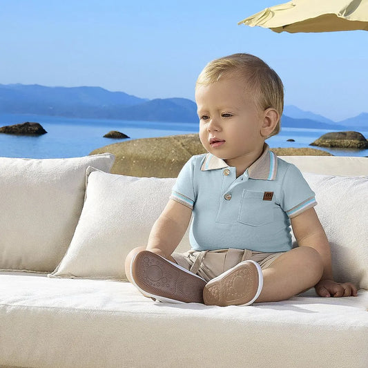 Conjunto Bebê Menino com Bolsos Milon