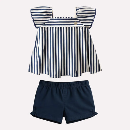 Conjunto Infantil Menina Listras Milon