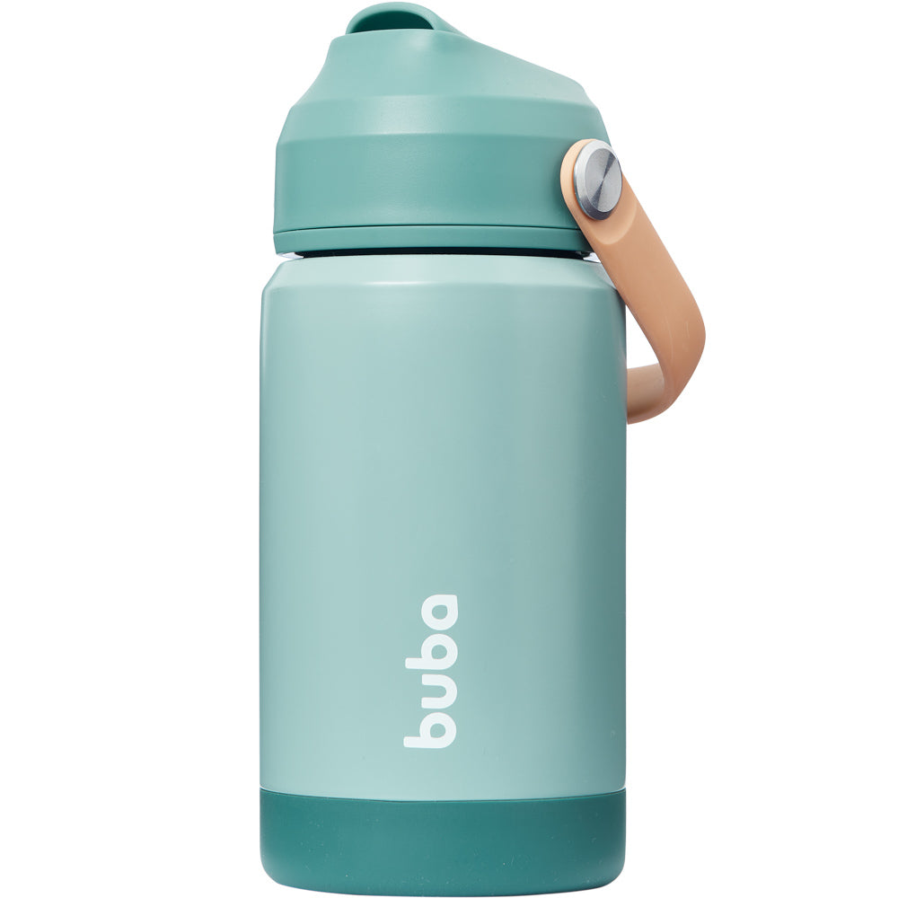 Copo Térmico Parede Dupla Com Canudo Forest Buba