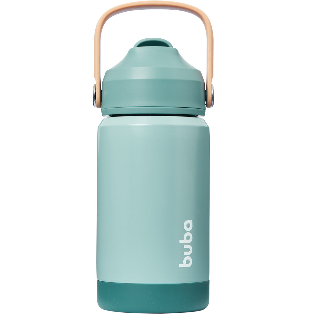 Copo Térmico Parede Dupla Com Canudo Forest Buba