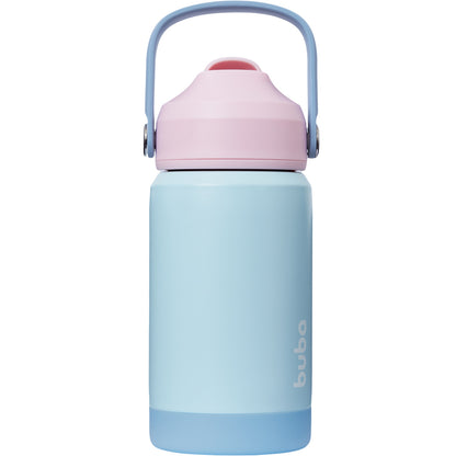 Copo Térmico Parede Dupla Com Canudo Candy Buba