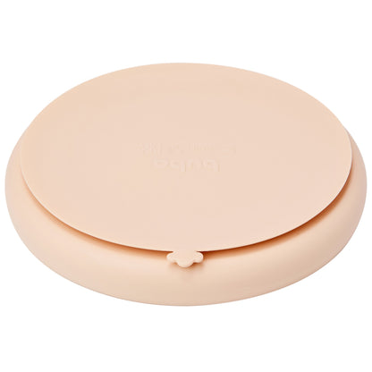 Prato em Silicona com Ventosa Cloudy Bege Buba