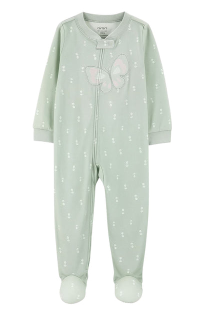 Conjunto 2 Pijamas Poliéster/Algodão Floral e Borboleta Carter's