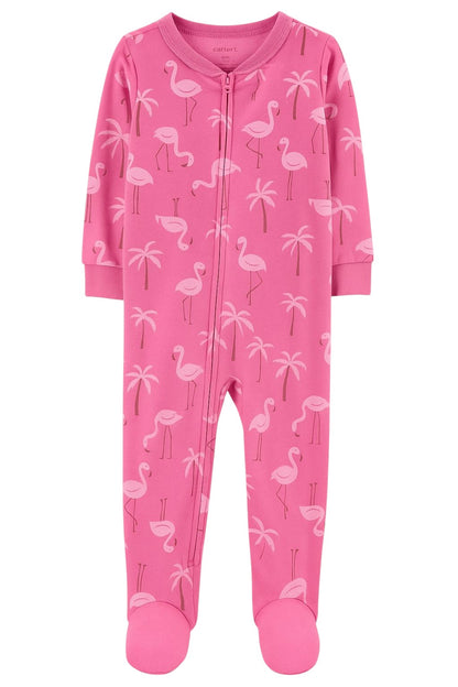 Pijama Poliéster/Algodão Flamingo Carter's