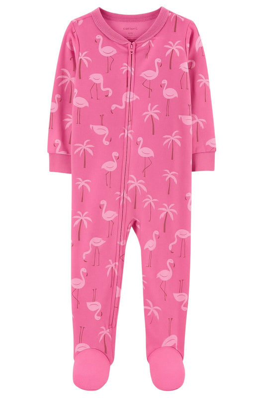 Pijama Poliéster/Algodão Flamingo Carter's