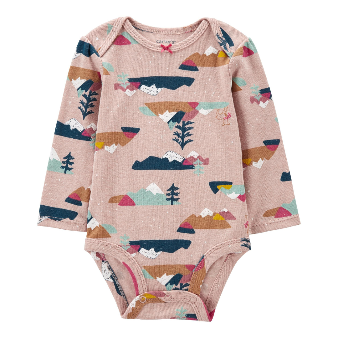 Body Manga Longa Neve Carter's