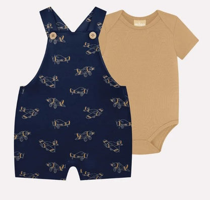 Conjunto Body e Macacão Milon