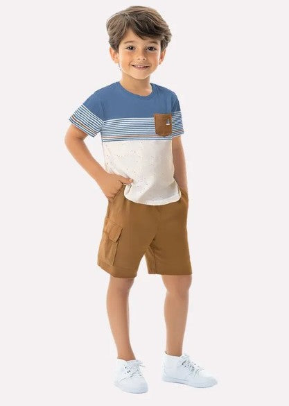 Conjunto Camiseta e Bermuda Milon
