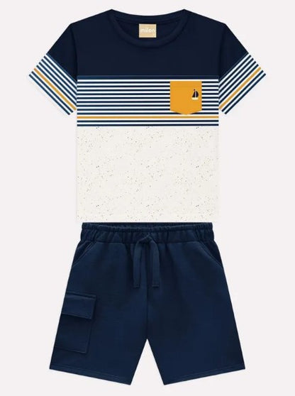 Conjunto Camiseta e Bermuda Milon
