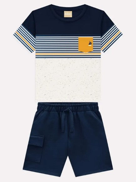 Conjunto Camiseta e Bermuda Milon