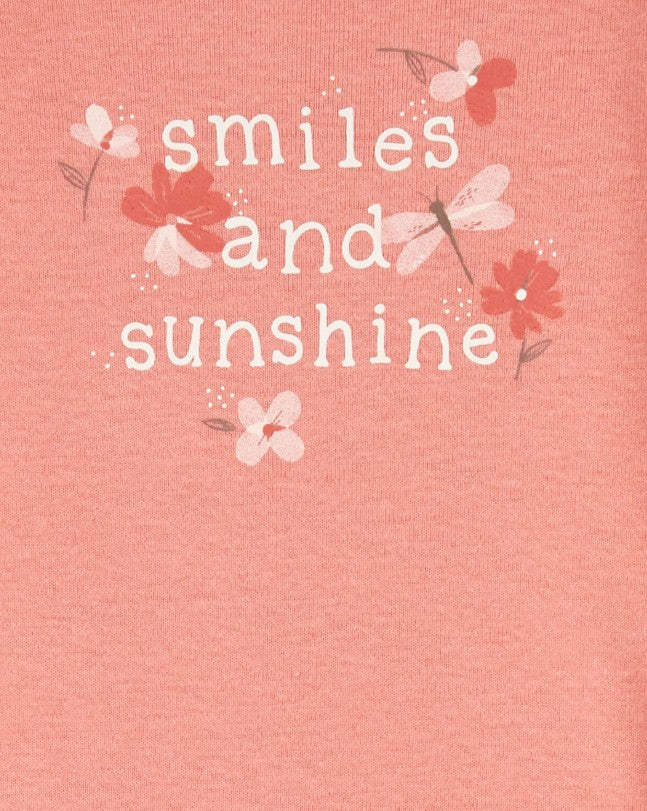 Conjunto 5 bodys Manga Curta Smiles Carter's