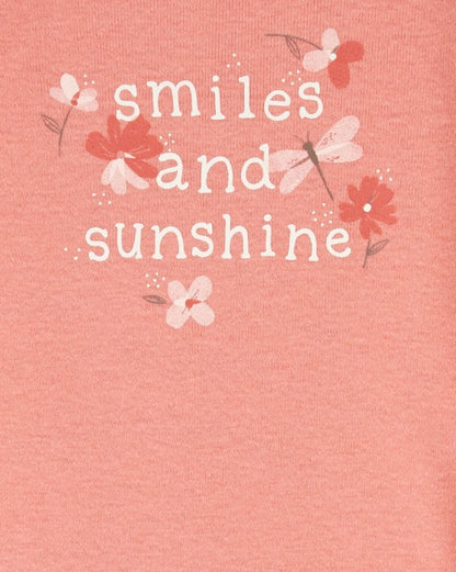 Conjunto 5 bodys Manga Curta Smiles Carter's