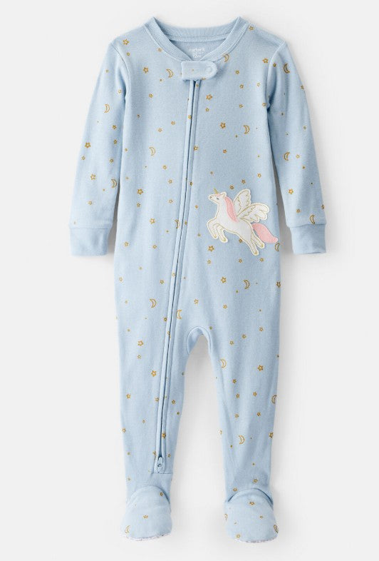 Pijama Algodão Unicórnio Azul Carter's