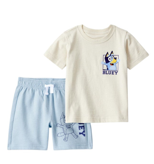 Conjunto Nude/Azul Bluey Carter's