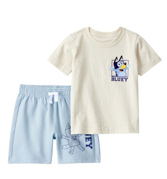 Conjunto Nude/Azul Bluey Carter's