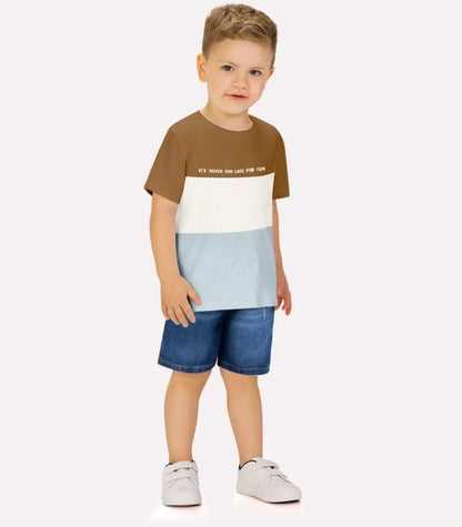 Camiseta Manga Curta Lettering Milon