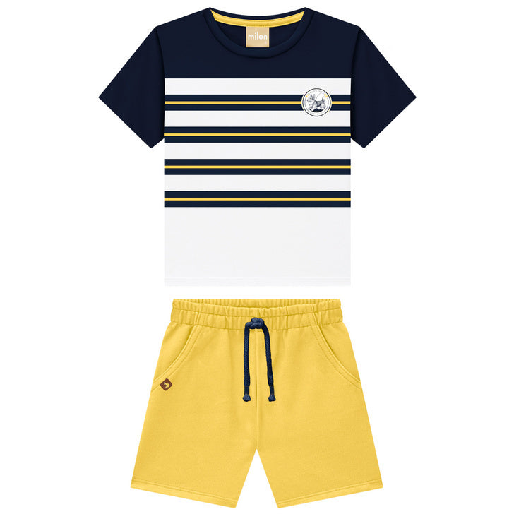 Conjunto Infantil Menino Listras Milon
