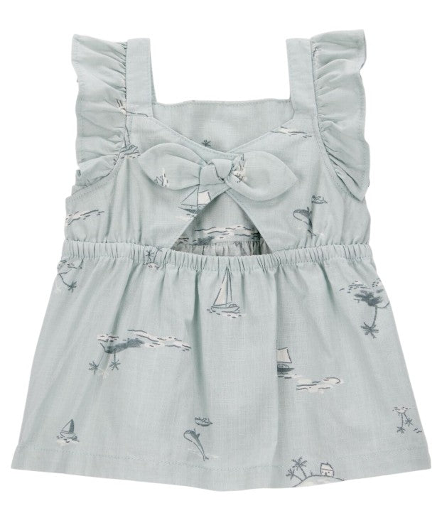 Conjunto Azul/Branco Carter's