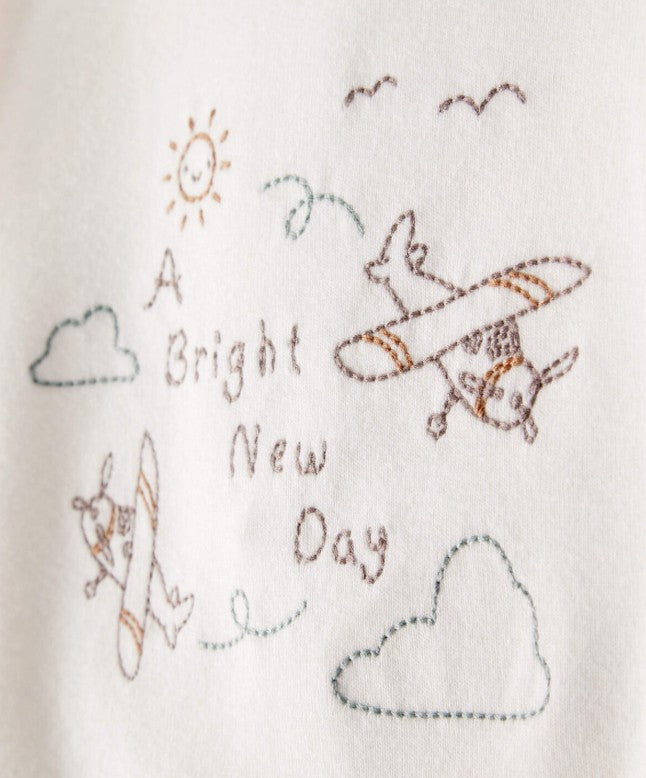 Conjunto Avião e Listras Carter's