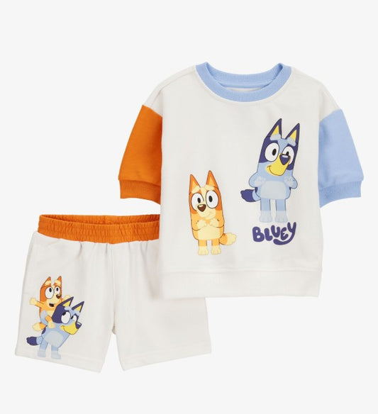 Conjunto Branco Bluey Carter's