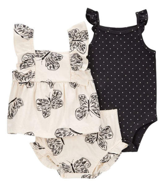 Conjunto de Capa de Fralda Borboleta Carter's