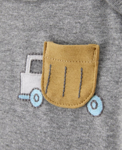 Conjunto de 5 Bodys Construção Carter's