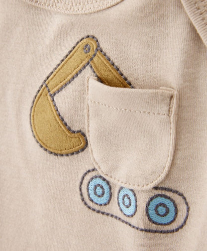 Conjunto de 5 Bodys Construção Carter's