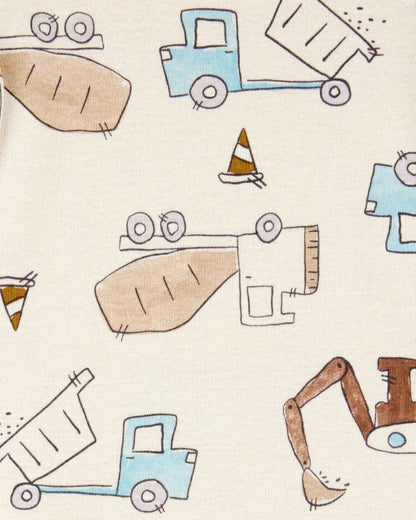 Conjunto de 5 Bodys Construção Carter's