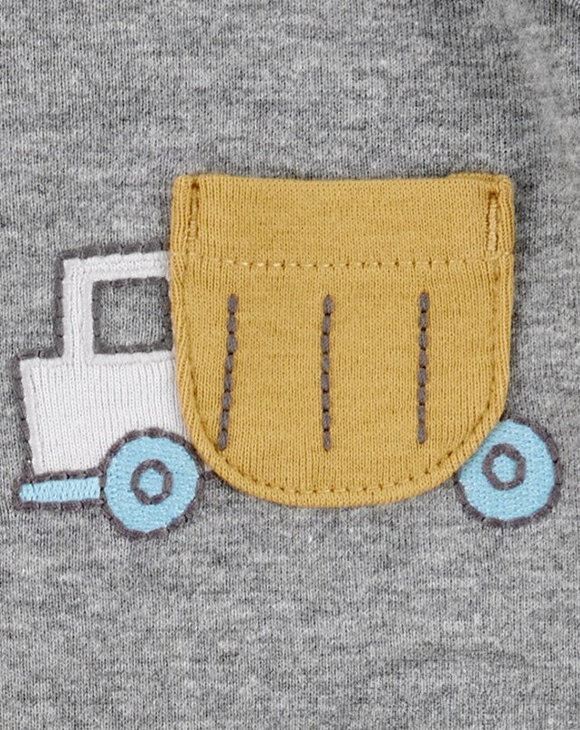 Conjunto de 5 Bodys Construção Carter's